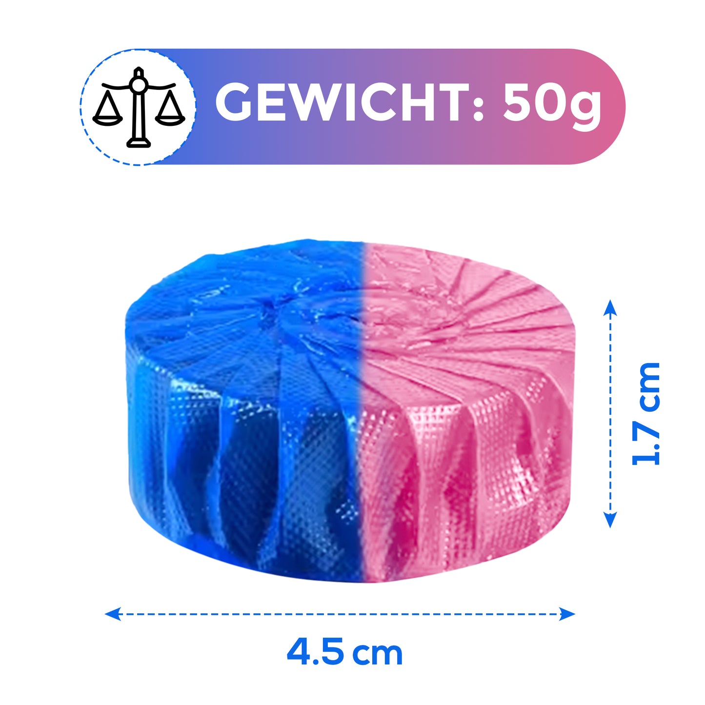 Sweep-it Toiletblokjes Inbouwreservoir – 60 stuks